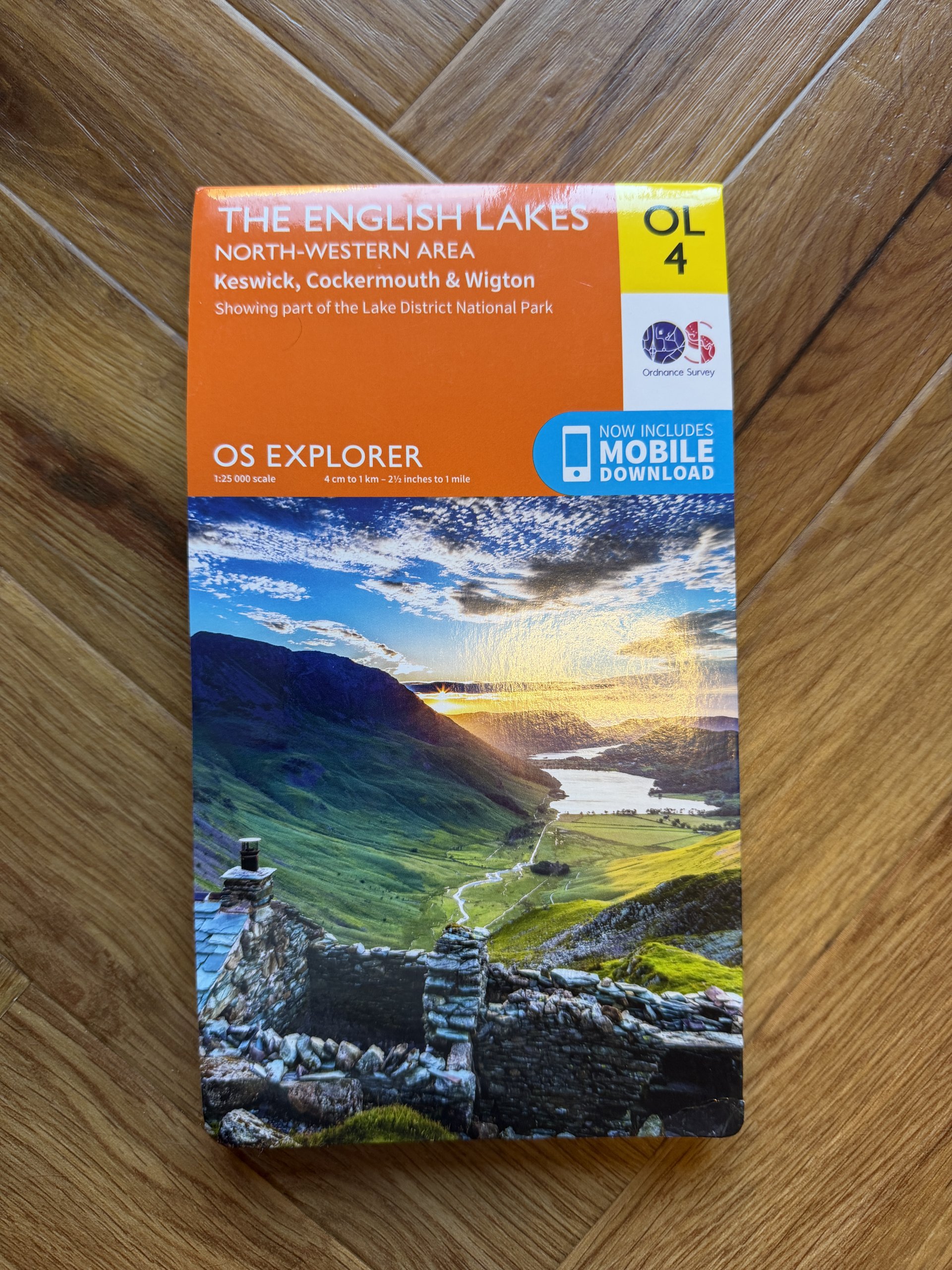 Os explorer The English lakes OL 4 map